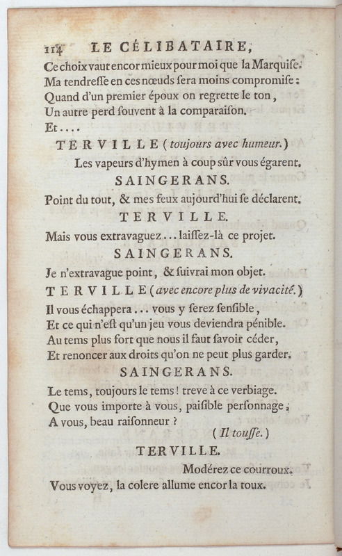 Célibataire (Le), comédie en cinq actes et en vers, représentée pour la première fois par les Comédiens françois, le 20 septembre 1775 Célibataire (Le), comédie en cinq actes et en vers, représentée pour la première fois par les Comédiens françois, le 20 septembre 1775