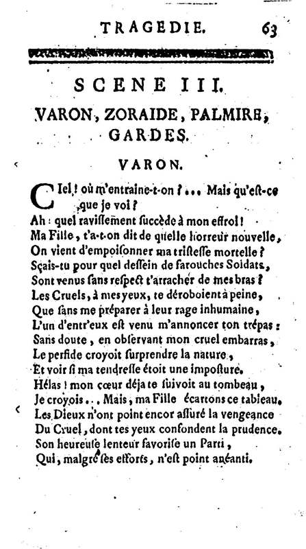 Varon, tragédie. Par M. le vicomte de Graves, capitaine au régiment de C… Varon, tragédie. Par M. le vicomte de Graves, capitaine au régiment de C…