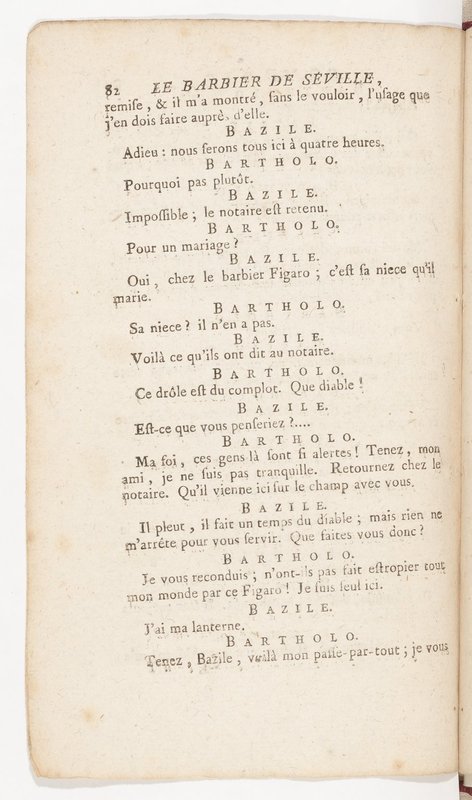 Barbier de Séville, ou la Précaution inutile (Le), comédie en quatre actes, par M. de Beaumarchais, représentée sur le théâtre de la Comédie Française le 23 février 1775 (avec une Lettre modérée sur la chute et la critique du Barbier de Séville) Barbier de Séville, ou la Précaution inutile (Le), comédie en quatre actes, par M. de Beaumarchais, représentée sur le théâtre de la Comédie Française le 23 février 1775 (avec une Lettre modérée sur la chute et la critique du Barbier de Séville)