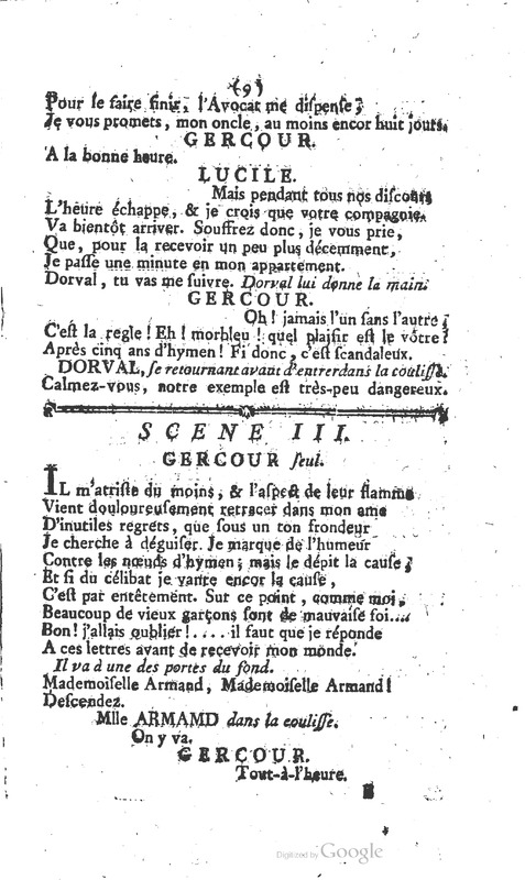 Vieux garçon (Le), comédie en cinq actes, en vers Vieux garçon (Le), comédie en cinq actes, en vers