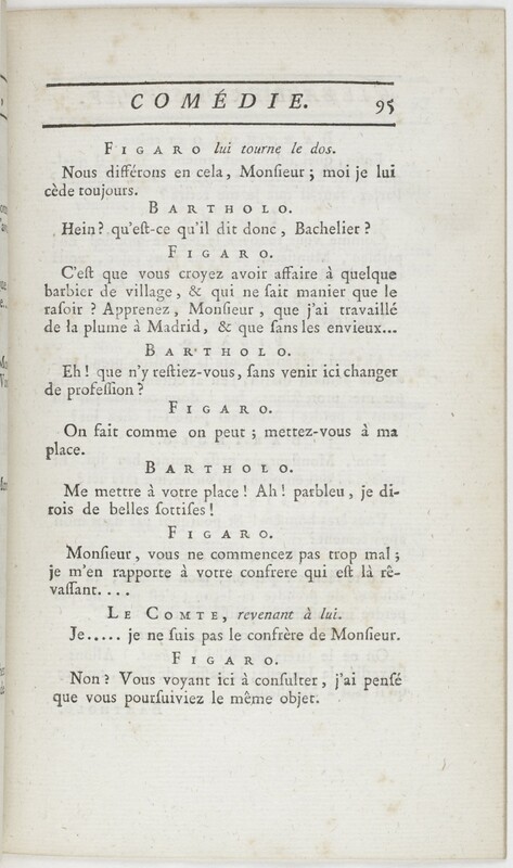 Barbier de Séville, ou La précaution inutile (Le), comédie en quatre actes