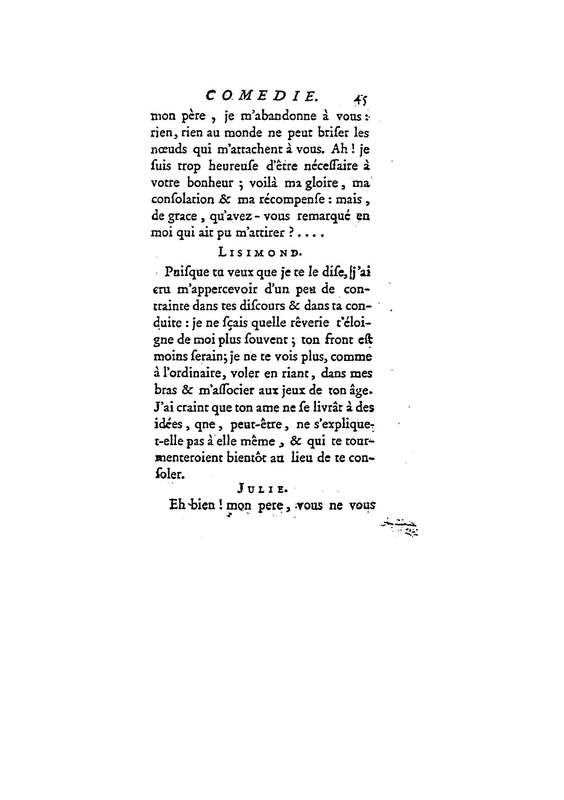 Julie, ou le Bon Père, comédie en trois actes et en prose / par M. D* N**, … Julie, ou le Bon Père, comédie en trois actes et en prose / par M. D* N**, …