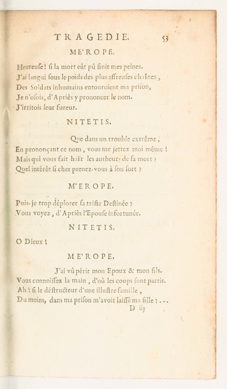Nitetis tragédie Nitetis tragédie