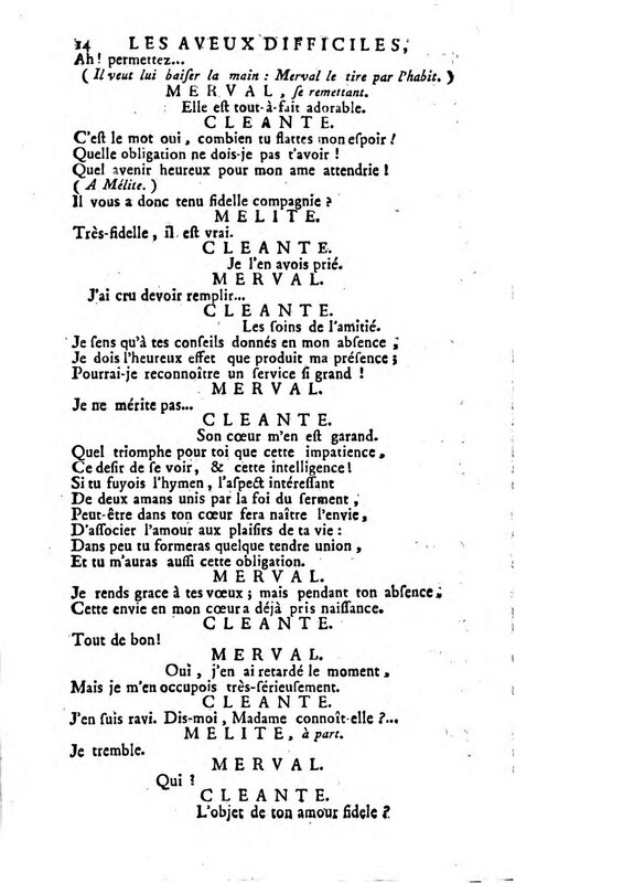Aveux difficiles (Les), comédie en un acte et en vers Aveux difficiles (Les), comédie en un acte et en vers