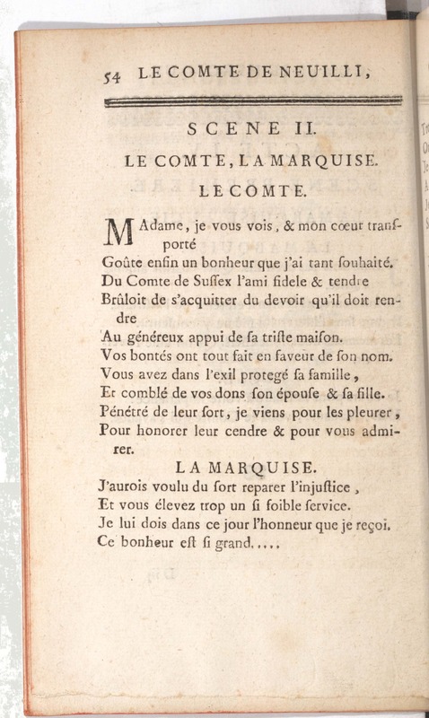 Comte de Neuilli, ou le Duc de Surrey (Le), comédie héroïque de M. de Boissy… Comte de Neuilli, ou le Duc de Surrey (Le), comédie héroïque de M. de Boissy…