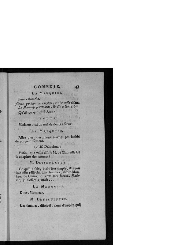 Gageure imprévue (La), comédie en prose et en un acte Gageure imprévue (La), comédie en prose et en un acte
