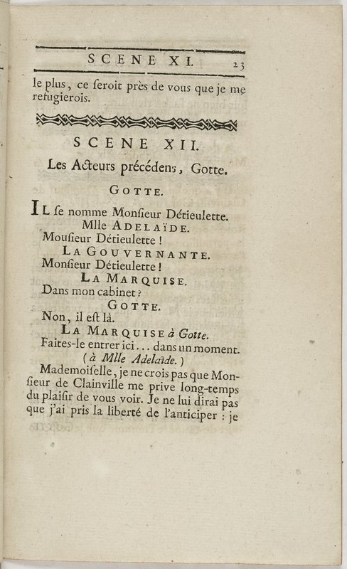 Gageure imprévue (La), comédie en prose et en un acte… par M. Sedaine. [Paris, les Comédiens français, 27 mai 1768]