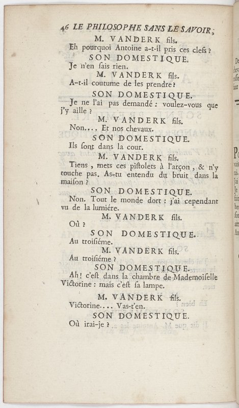 Philosophe sans le savoir (Le), comédie en prose et en cinq actes… par M. Sedaine. [Paris, les Comédiens français, 2 novembre 1765]
