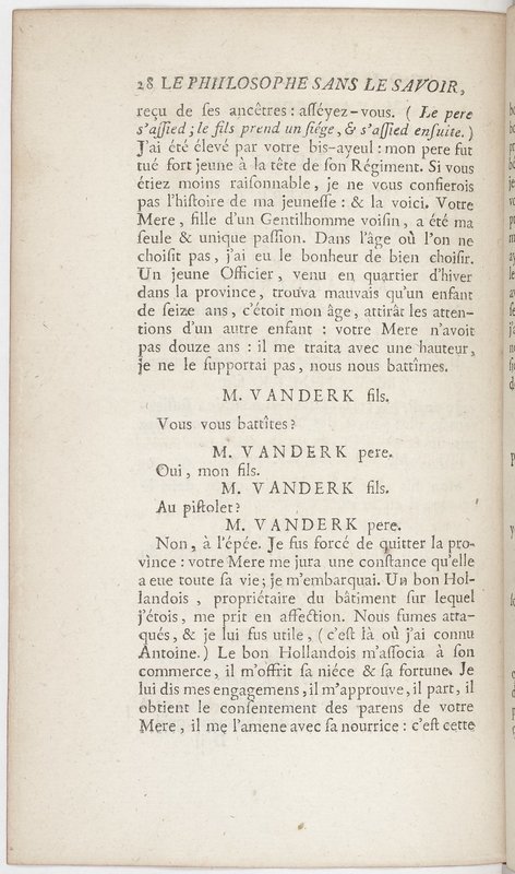 Philosophe sans le savoir (Le), comédie en prose et en cinq actes… par M. Sedaine. [Paris, les Comédiens français, 2 novembre 1765]