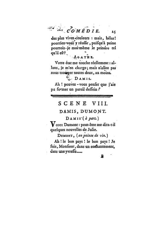 Julie, ou le Bon Père, comédie en trois actes et en prose / par M. D* N**, … Julie, ou le Bon Père, comédie en trois actes et en prose / par M. D* N**, …
