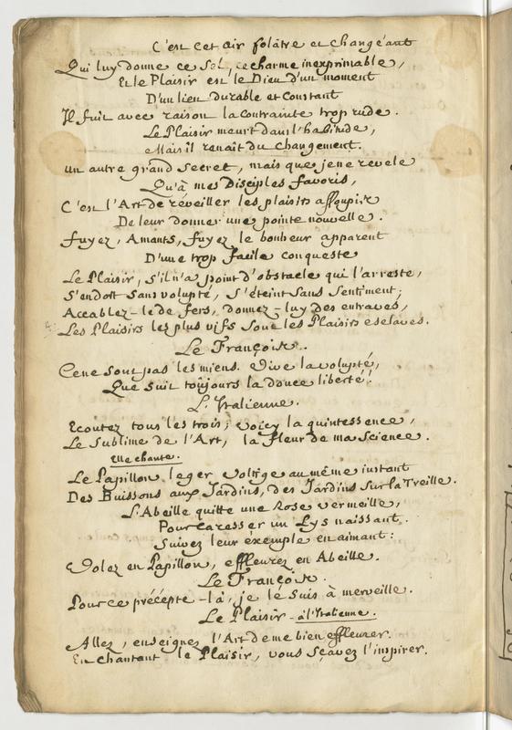 Plaisir (Le), comédie en un acte et en vers libres Plaisir (Le), comédie en un acte et en vers libres