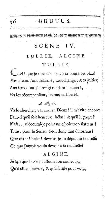 Brutus de M. de Voltaire (Le), avec un Discours sur la tragédie Brutus de M. de Voltaire (Le), avec un Discours sur la tragédie
