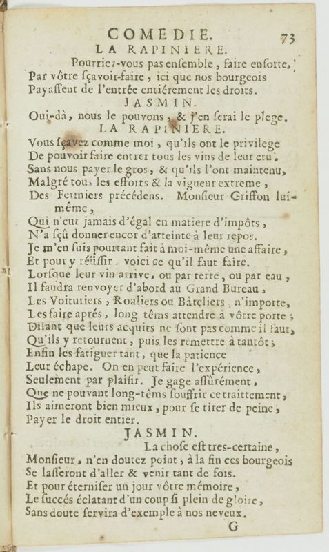 Rapinière, ou l'Intéressé (La), comédie, par M. de Barquebois. Avec les vers retranchés Rapinière, ou l'Intéressé (La), comédie, par M. de Barquebois. Avec les vers retranchés