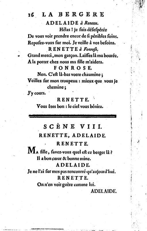 Bergère des Alpes (La), pastorale en trois actes et en vers, mêlée de chants, par M. Marmontel de l'Académie françoise Bergère des Alpes (La), pastorale en trois actes et en vers, mêlée de chants, par M. Marmontel de l'Académie françoise