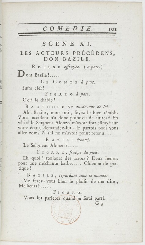 Barbier de Séville, ou La précaution inutile (Le), comédie en quatre actes