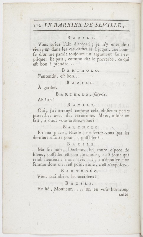 Barbier de Séville, ou la Précaution inutile (Le), comédie en quatre actes ; par M. de Beaumarchais ; représentée & tombée sur le théâtre de la Comédie Françoise aux Tuileries, le 23 de février 1775 Barbier de Séville, ou la Précaution inutile (Le), comédie en quatre actes ; par M. de Beaumarchais ; représentée & tombée sur le théâtre de la Comédie Françoise aux Tuileries, le 23 de février 1775