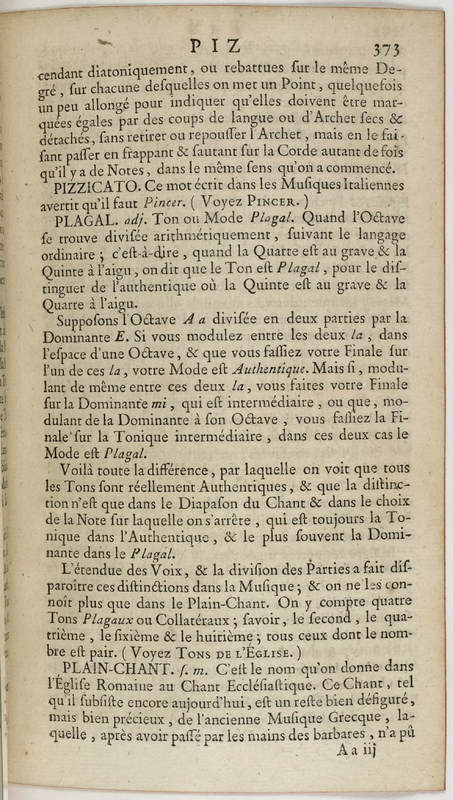 Dictionnaire de musique par Jean-Jacques Rousseau Dictionnaire de musique par Jean-Jacques Rousseau