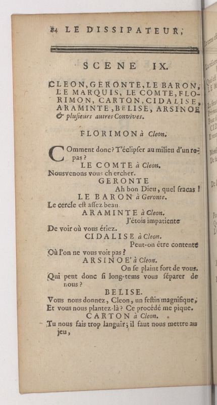 Dissipateur, ou l'Honneste Friponne (Le), comédie Dissipateur, ou l'Honneste Friponne (Le), comédie