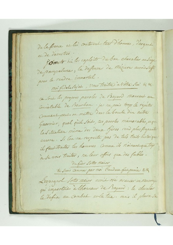 Notes historiques sur Bayard