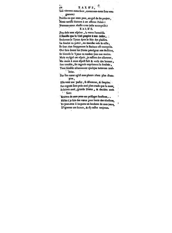 Zarès, tragédie, par M. Palissot de Montenoy, représentée pour la première fois par les Comédiens français, le 3 juin 1751 Zarès, tragédie, par M. Palissot de Montenoy, représentée pour la première fois par les Comédiens français, le 3 juin 1751