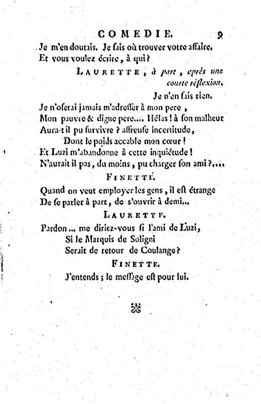 Laurette, comédie en trois actes et en vers, tirée des Contes de M. Marmontel Laurette, comédie en trois actes et en vers, tirée des Contes de M. Marmontel