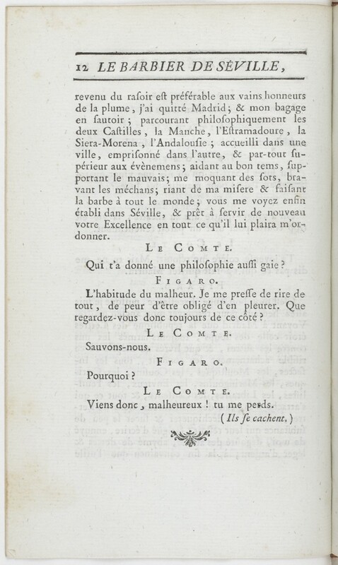 Barbier de Séville, ou La précaution inutile (Le), comédie en quatre actes