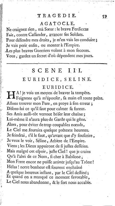 Lysimachus, tragédie par M. de Caux de Montlebert, représentée pour la première fois le 13 décembre 1737 Lysimachus, tragédie par M. de Caux de Montlebert, représentée pour la première fois le 13 décembre 1737