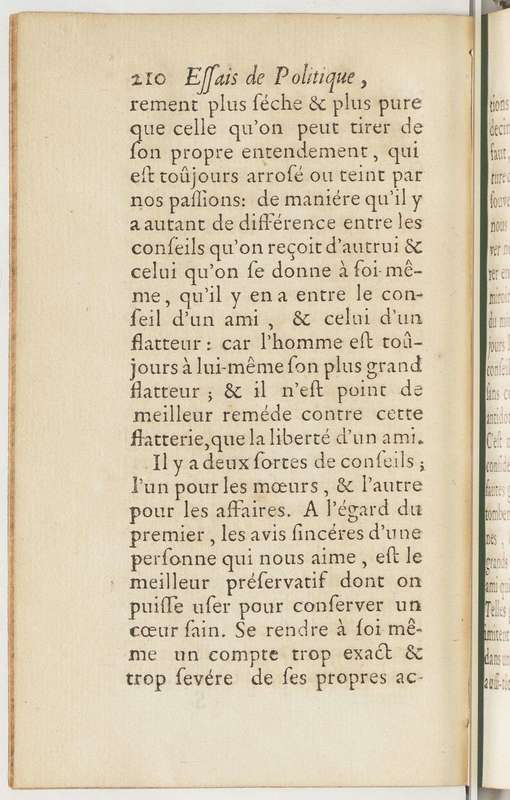 Essais du chevalier Bacon, chancelier d'Angleterre, sur divers sujets de politique, et de morale