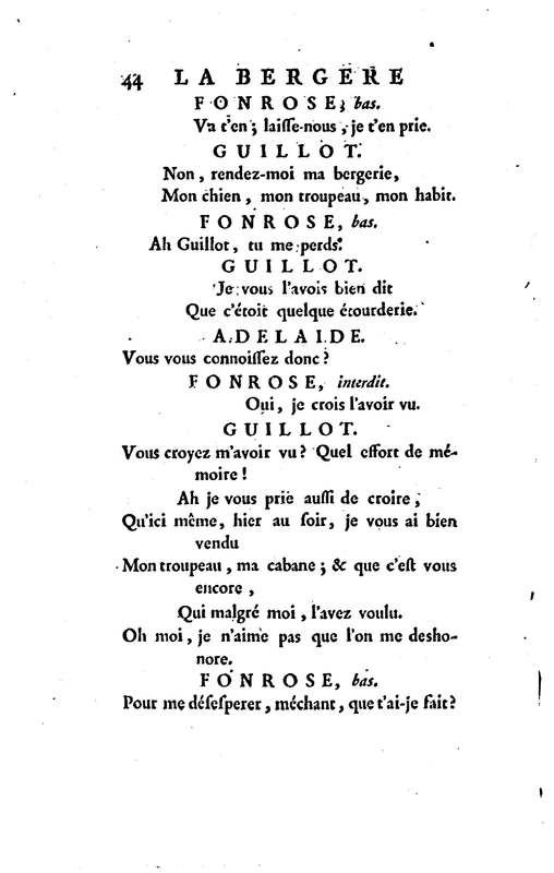 Bergère des Alpes (La), pastorale en trois actes et en vers, mêlée de chants, par M. Marmontel de l'Académie françoise