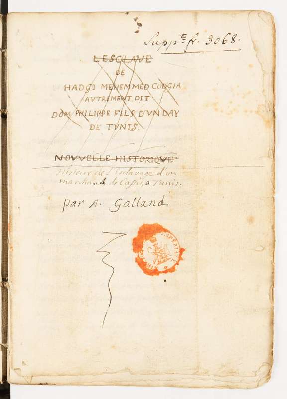 Esclave de Hadgi Mehemmed Codgia, autrement dit Dom Philippe, fils d'un day de Tunis ou Histoire de l'esclavage d'un marchand de Cassis à Tunis (L') Esclave de Hadgi Mehemmed Codgia, autrement dit Dom Philippe, fils d'un day de Tunis ou Histoire de l'esclavage d'un marchand de Cassis à Tunis (L')