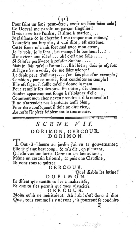 Vieux garçon (Le), comédie en cinq actes, en vers Vieux garçon (Le), comédie en cinq actes, en vers