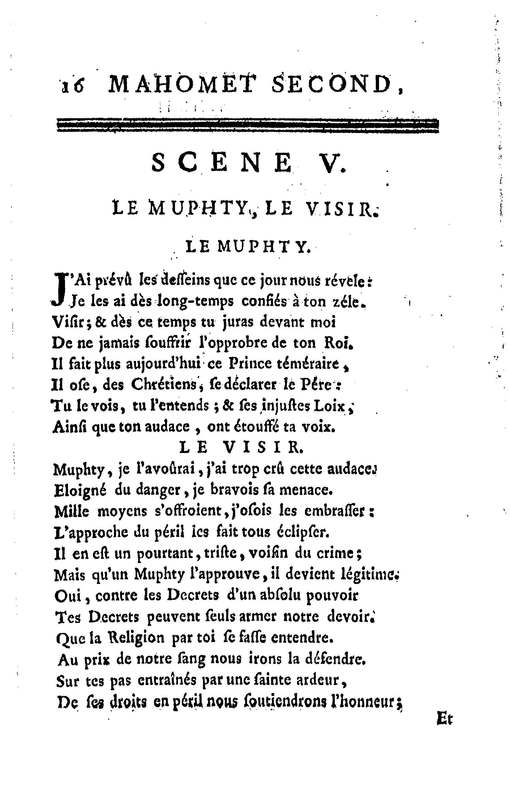 Mahomet second, tragédie, par M. de La Noue Mahomet second, tragédie, par M. de La Noue