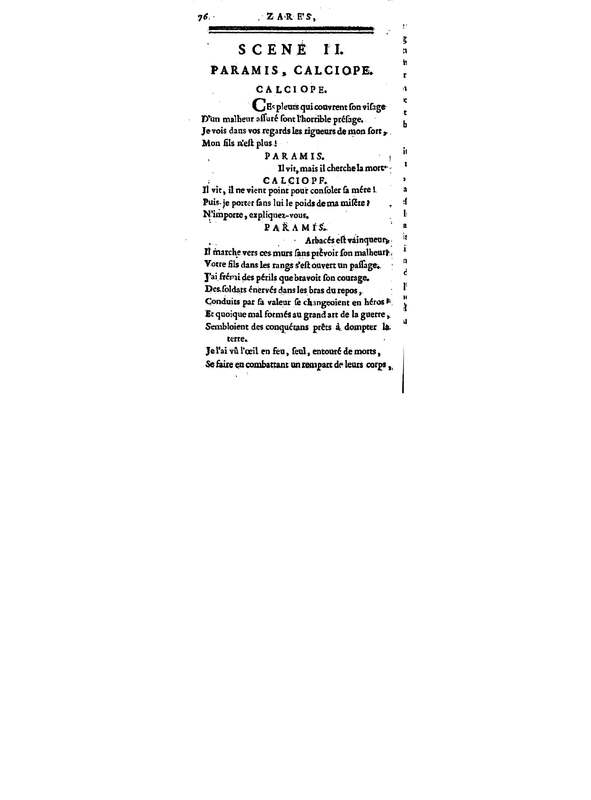 Zarès, tragédie, par M. Palissot de Montenoy, représentée pour la première fois par les Comédiens français, le 3 juin 1751 Zarès, tragédie, par M. Palissot de Montenoy, représentée pour la première fois par les Comédiens français, le 3 juin 1751