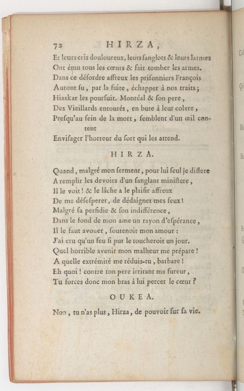 Hirza, tragédie, par M. de Sauvigny… (Comédiens ordinaires du Roi, 27 mai 1767) Hirza, tragédie, par M. de Sauvigny… (Comédiens ordinaires du Roi, 27 mai 1767)
