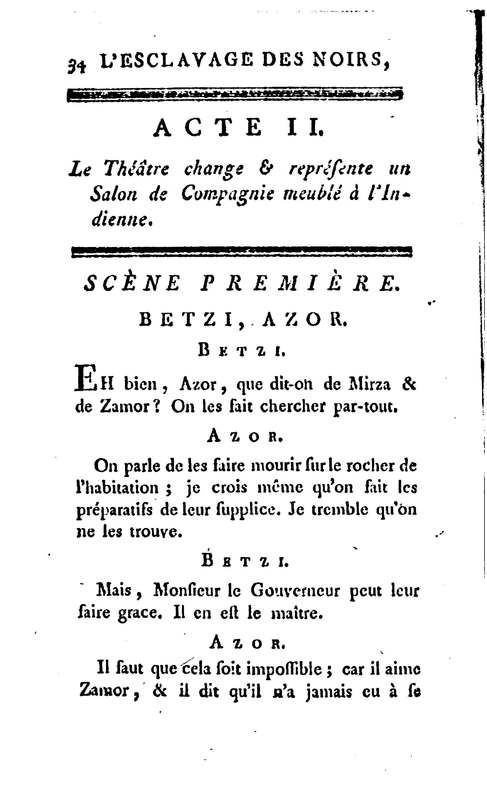 Esclavage des noirs, ou l'Heureux Naufrage (L'), drame en trois actes, en prose Esclavage des noirs, ou l'Heureux Naufrage (L'), drame en trois actes, en prose