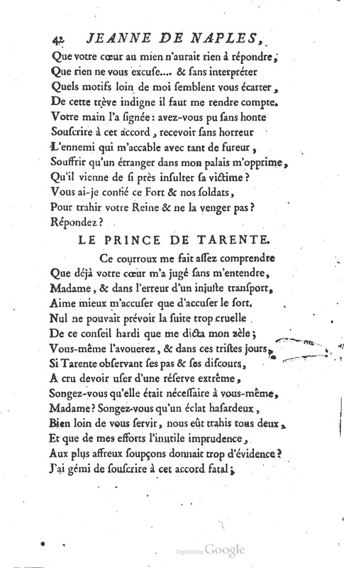 Jeanne de Naples, Tragédie en cinq actes et en vers Jeanne de Naples, Tragédie en cinq actes et en vers