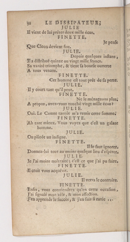 Dissipateur, ou l'Honneste Friponne (Le), comédie