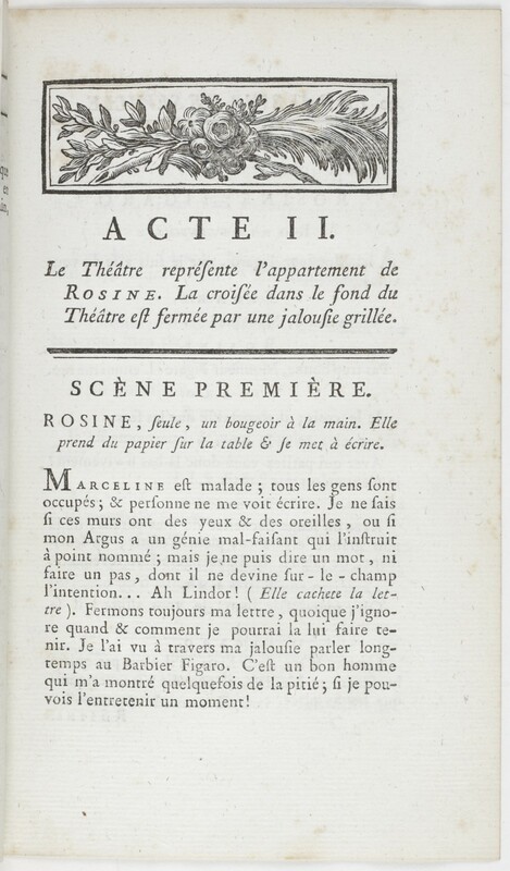Barbier de Séville, ou La précaution inutile (Le), comédie en quatre actes
