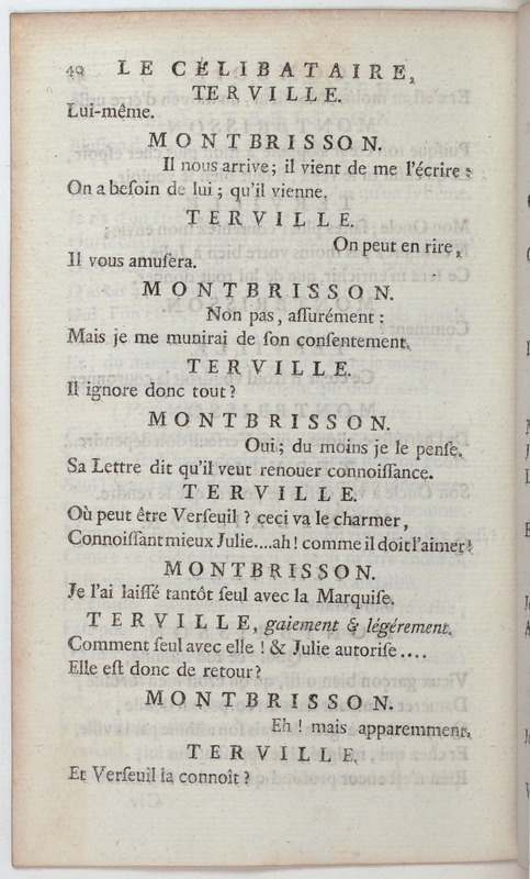 Célibataire (Le), comédie en cinq actes et en vers, représentée pour la première fois par les Comédiens françois, le 20 septembre 1775 Célibataire (Le), comédie en cinq actes et en vers, représentée pour la première fois par les Comédiens françois, le 20 septembre 1775
