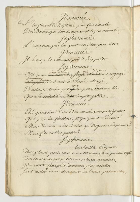 Idoménée, tragédie en cinq actes et en vers Idoménée, tragédie en cinq actes et en vers