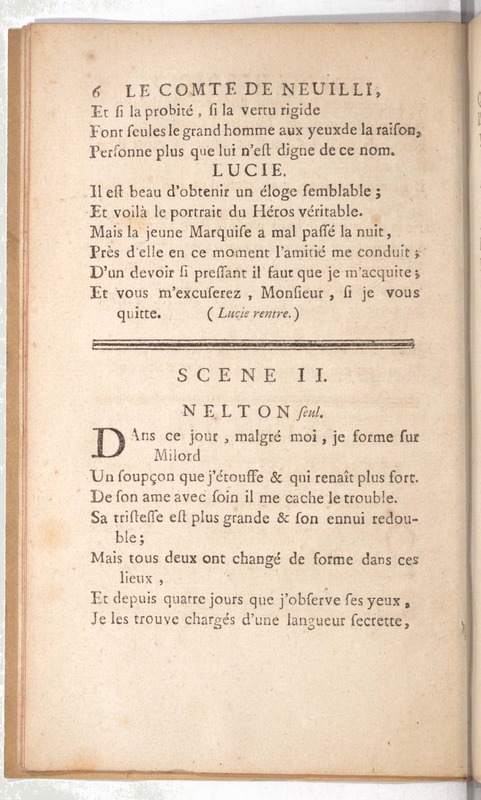 Comte de Neuilli, ou le Duc de Surrey (Le), comédie héroïque de M. de Boissy… Comte de Neuilli, ou le Duc de Surrey (Le), comédie héroïque de M. de Boissy…
