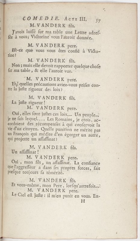 Philosophe sans le savoir (Le), comédie en prose et en cinq actes… par M. Sedaine. [Paris, les Comédiens français, 2 novembre 1765]