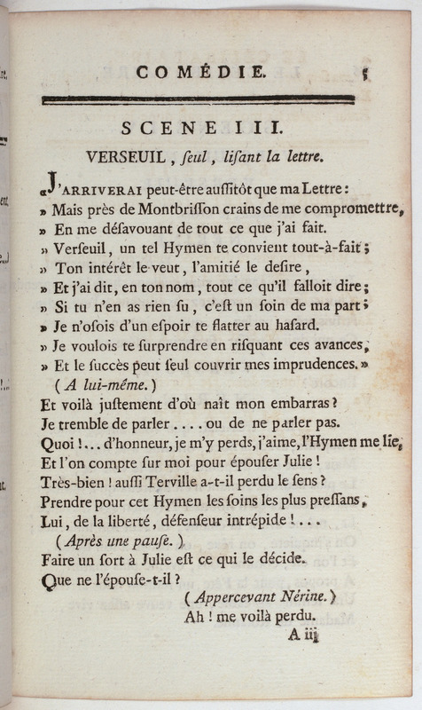 Célibataire (Le), comédie en cinq actes et en vers, représentée pour la première fois par les Comédiens françois, le 20 septembre 1775 Célibataire (Le), comédie en cinq actes et en vers, représentée pour la première fois par les Comédiens françois, le 20 septembre 1775