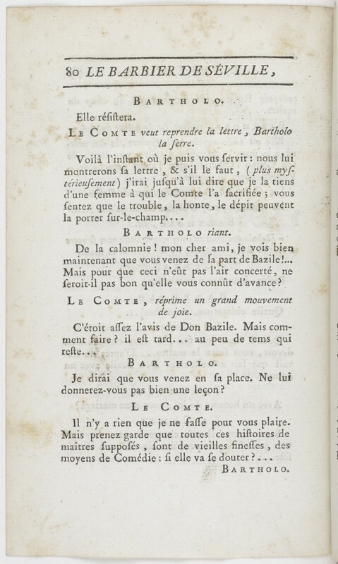 Barbier de Séville, ou La précaution inutile (Le), comédie en quatre actes