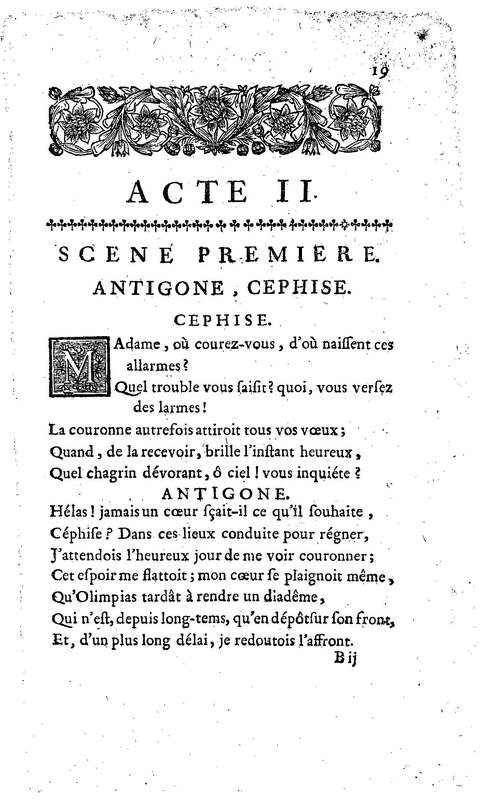 Téglis, tragédie représentée pour la première fois par les Comédiens ordinaires du Roi, le 19 septembre 1735 Téglis, tragédie représentée pour la première fois par les Comédiens ordinaires du Roi, le 19 septembre 1735
