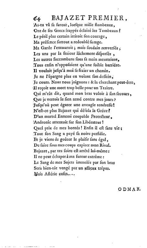 Bajazet premier, tragédie par M. le chevalier de P*** Bajazet premier, tragédie par M. le chevalier de P***