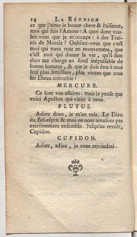 Réunion des Amours (La), comédie héroïque