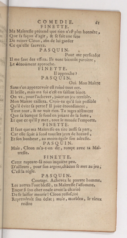 Dissipateur, ou l'Honneste Friponne (Le), comédie Dissipateur, ou l'Honneste Friponne (Le), comédie