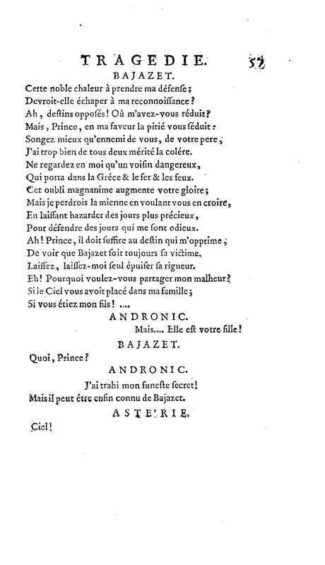 Bajazet premier, tragédie par M. le chevalier de P*** Bajazet premier, tragédie par M. le chevalier de P***