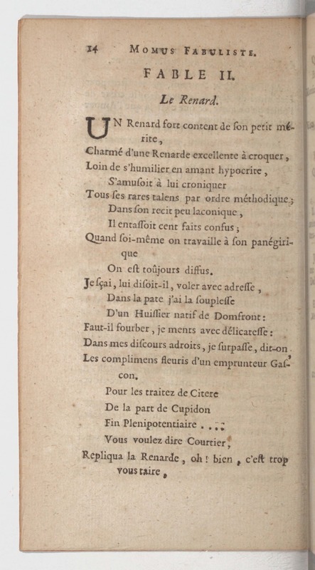 Momus fabuliste, ou les Noces de Vulcain, comédie Momus fabuliste, ou les Noces de Vulcain, comédie